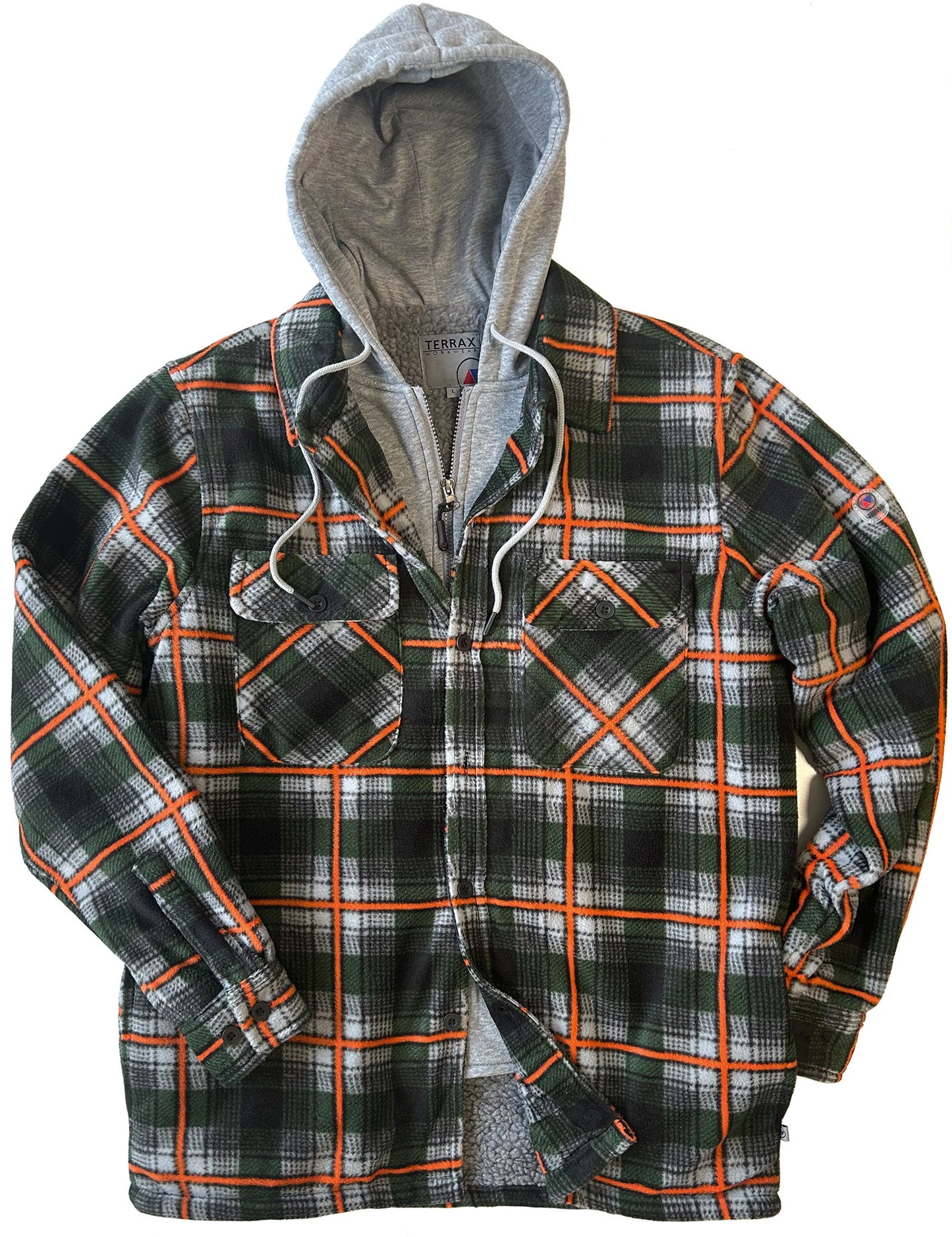 Terrax Workwear Thermohemd mit Kapuze