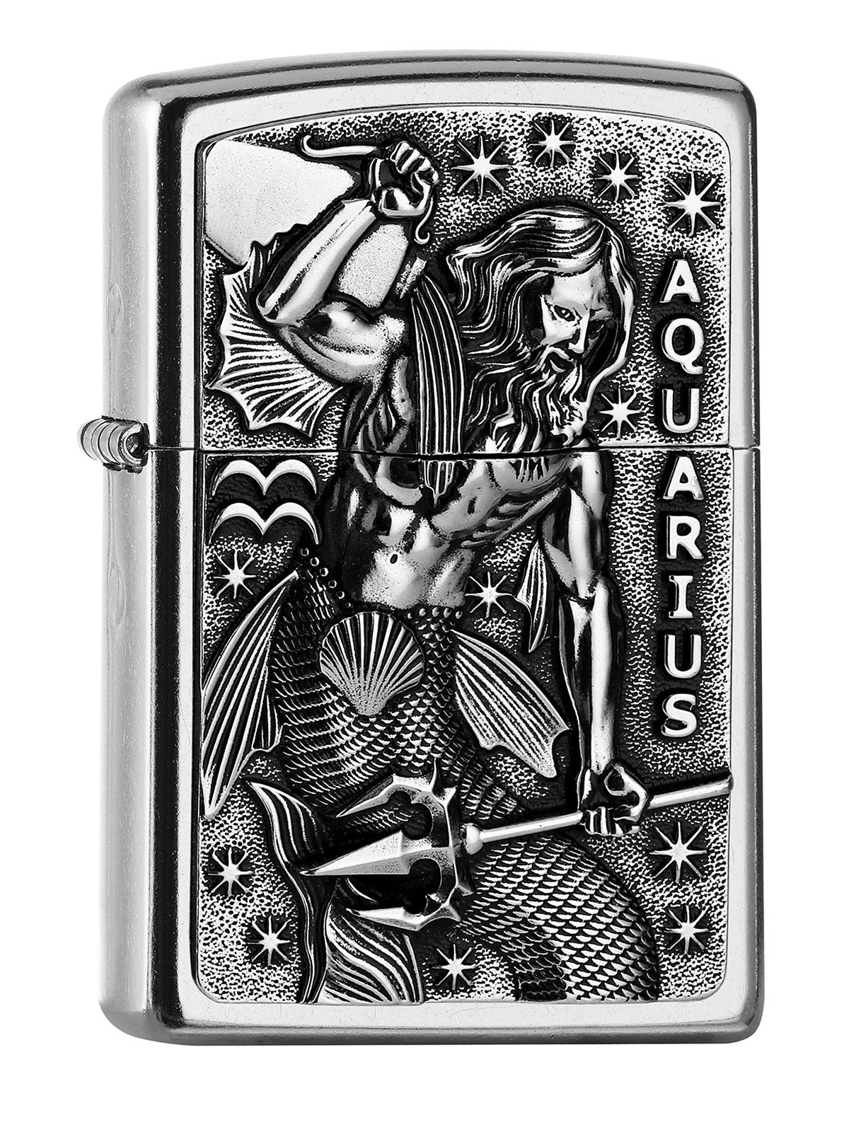Zippo Feuerzeug Aquarius Emblem