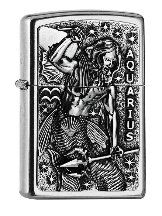 Zippo Feuerzeug Aquarius Emblem