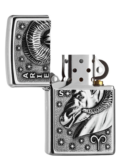 Zippo Feuerzeug Aries Emblem