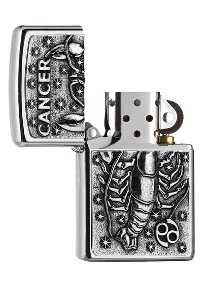 Zippo Feuerzeug Cancer Emblem