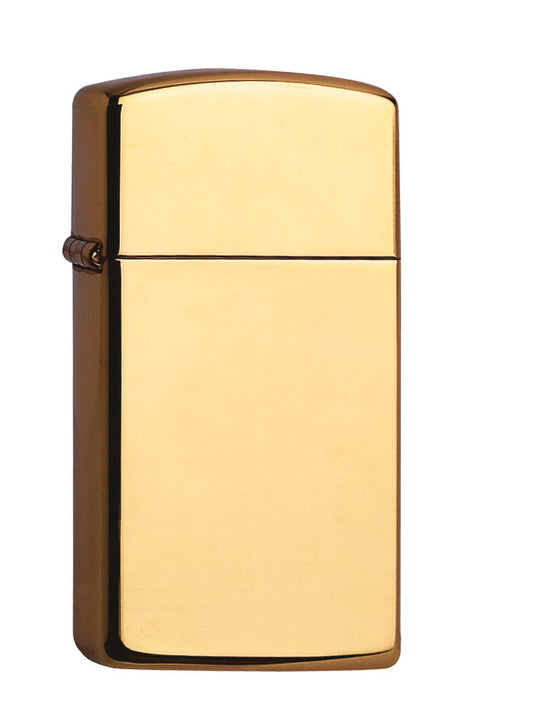 Zippo Feuerzeug Brass high polished slim