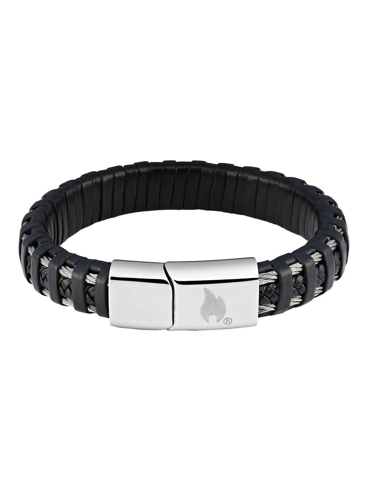 Zippo gefl. Lederarmband 20 cm