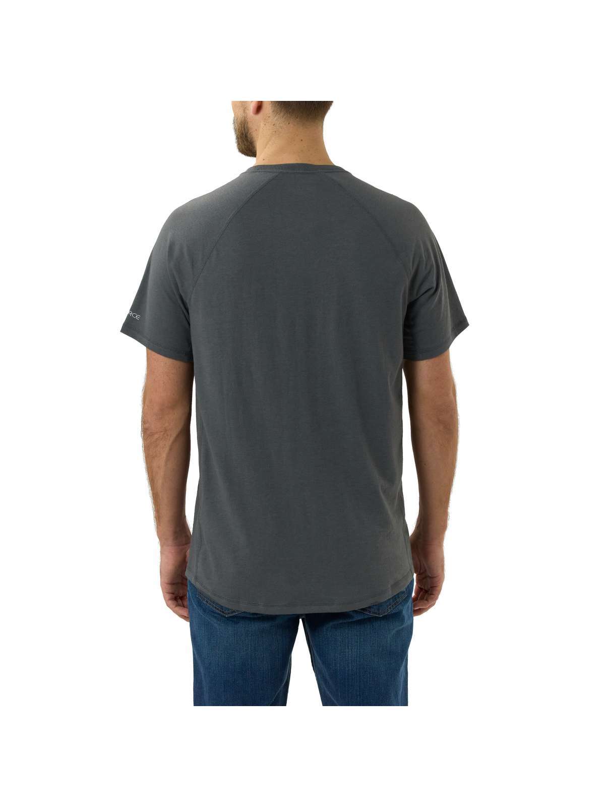 Carhartt Logo T-Shirt Grey Clothing