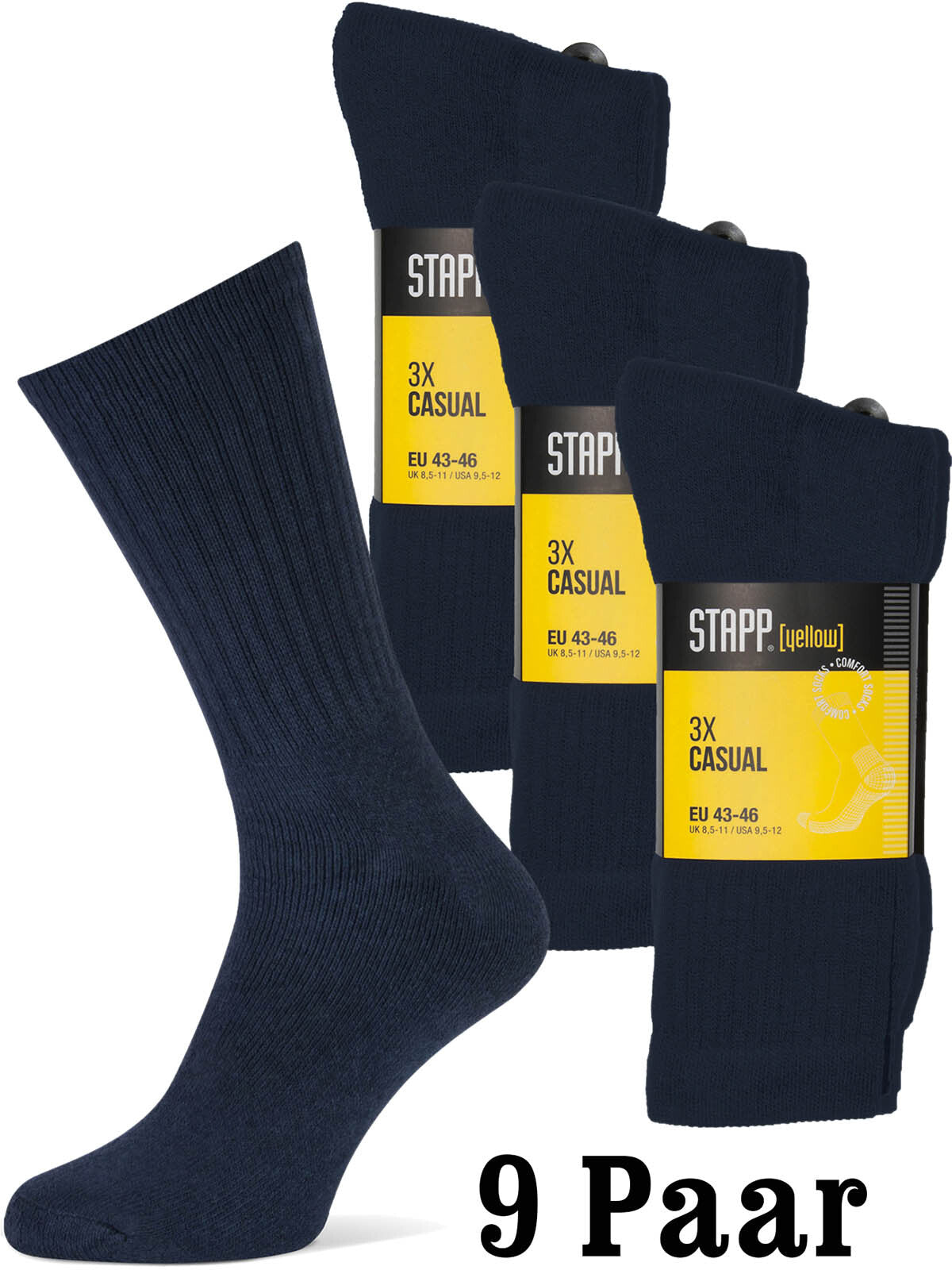 Stapp Yellow Casual 3-Pack